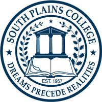 South Plains College Seal: Dreams Precede Realities